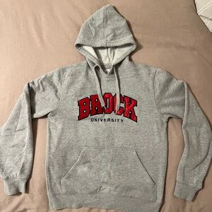 Brock University Grey Hoodie
